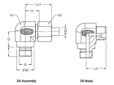 Hydromax-Straight-Male-Stud-Couplings-BSP-MSE-G-Forged-drawing