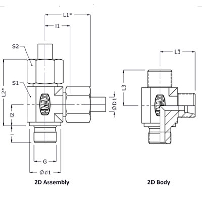 Hydromax-Straight-Male-Stud-Couplings-BSP-MSRT-G-Forged-drawing